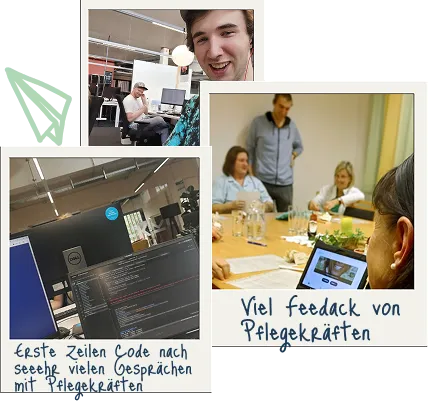 Nach unzähligen Gesprächen begann die Umsetzung der Plattform.